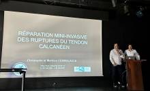 Dr Christophe et Mathieu Cermolacce : Technique Mini-Invasive des ruptures fraiches du tendon calcanéen